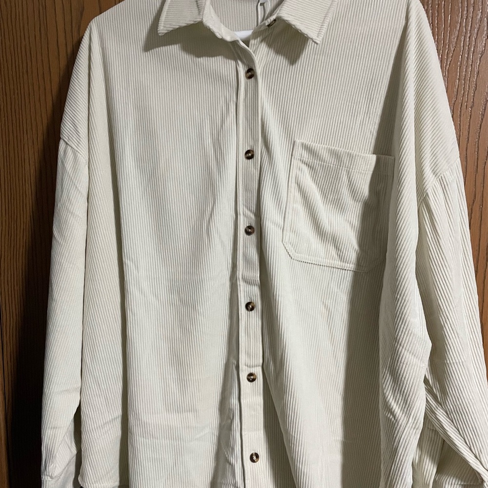 Women's Cream Shacket